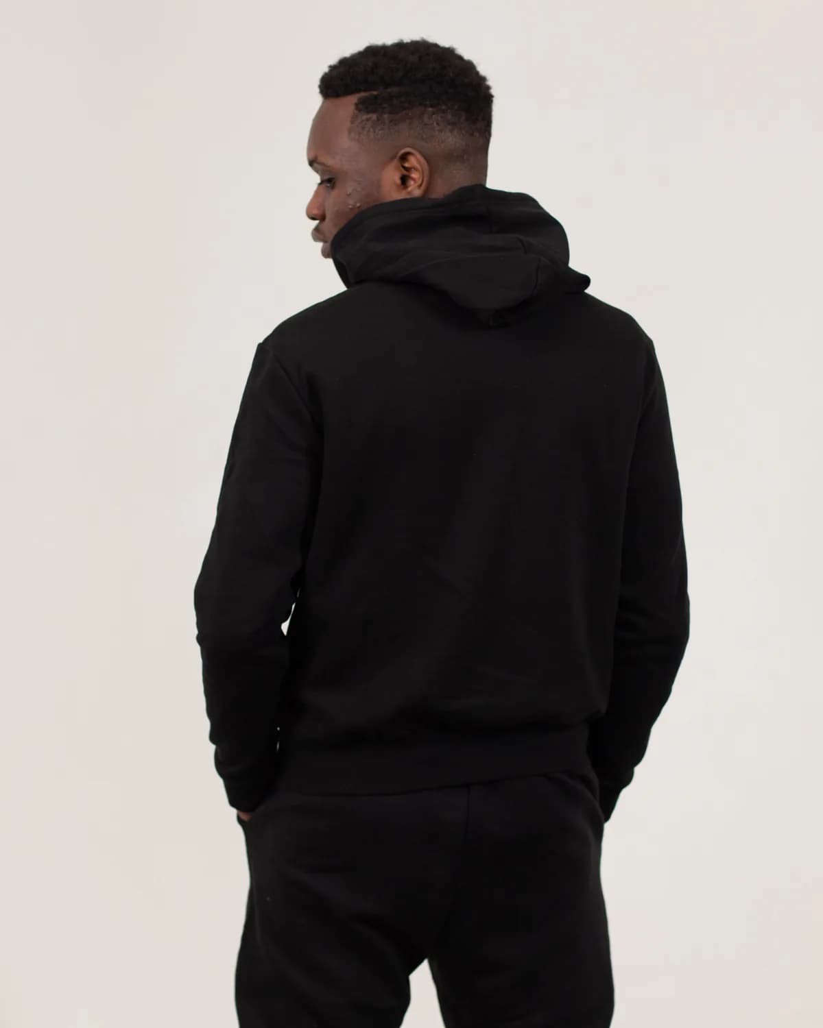 BLACKTOP TROUSER — black, detail